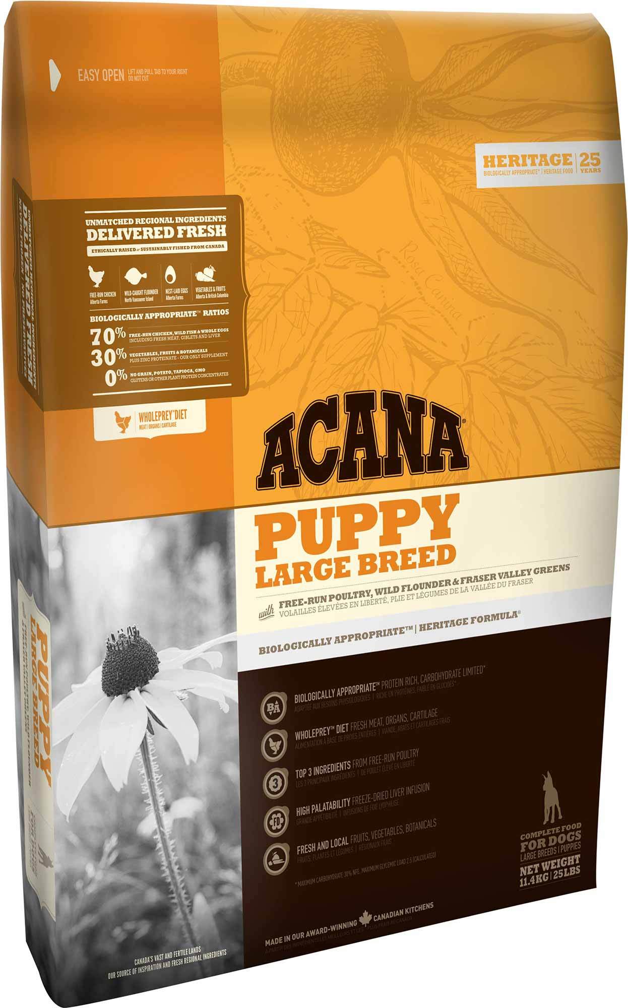 Acana puppy large breed sale 17kg