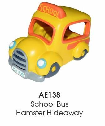 Alice School Bus Hamster Hideaway