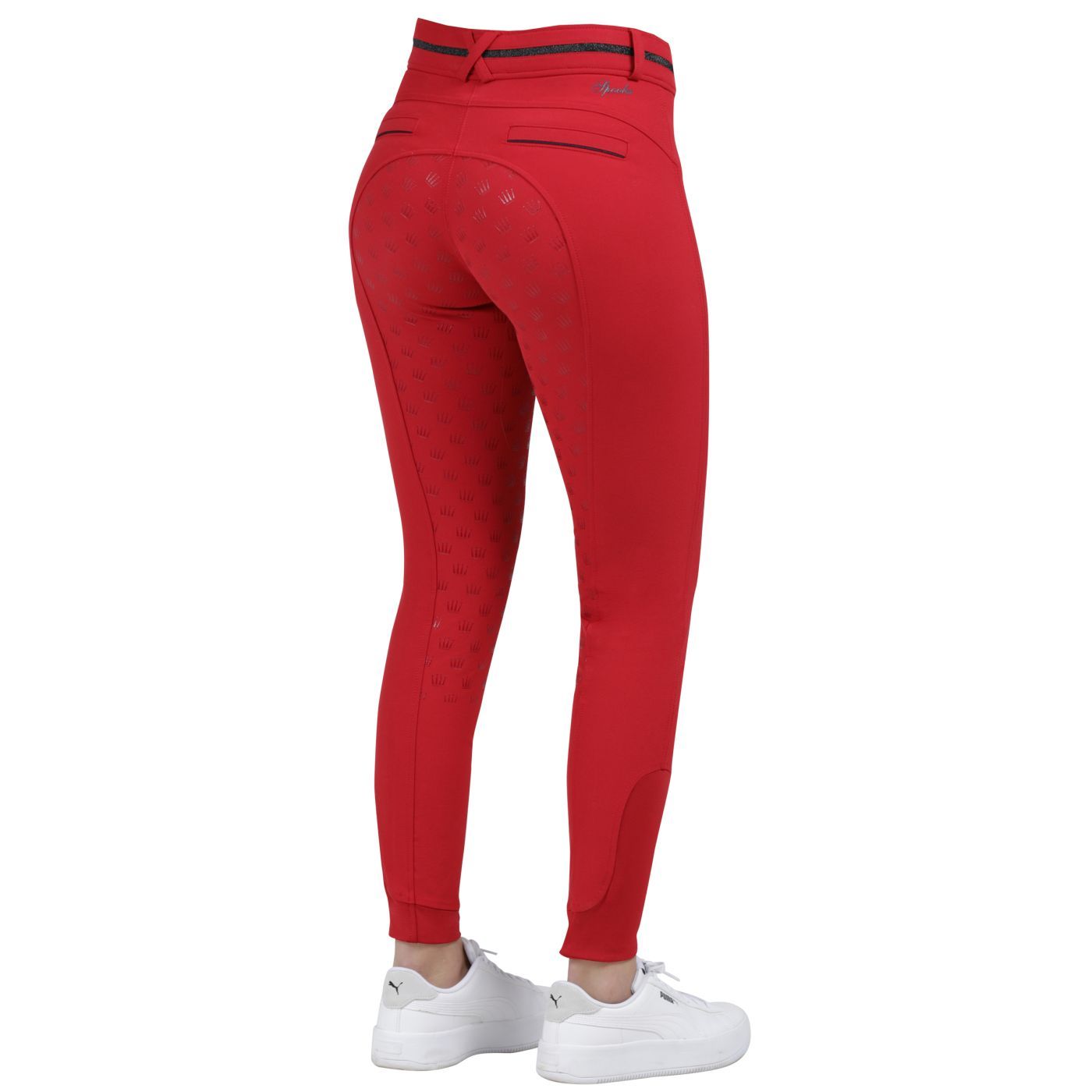 Spooks Sarina Full Grip Breeches Red – Tack 'n Togs at Midfeeds