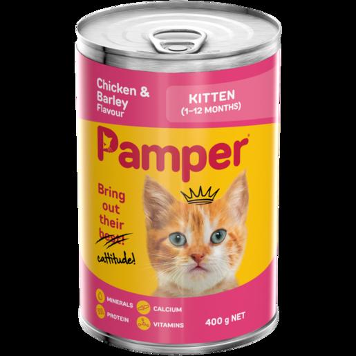 Pamper Kitten Tins 400g
