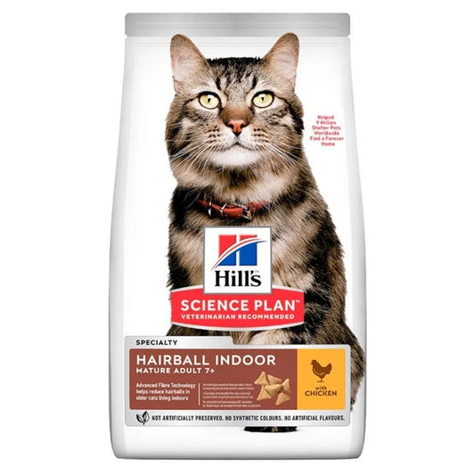 Hills Cat Mature 7+ Hairball Chicken