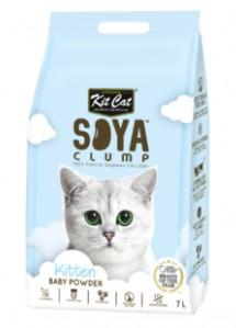 Soya Clump Cat Litter Kitten 7l Baby Powder