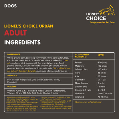 Lionels Choice Adult 20kg