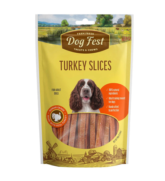 Pet Fest Turkey Slices Adult Dogs 90g