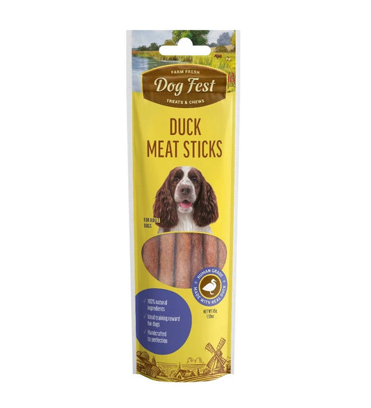 Pet Fest Meat Sticks Duck Adult Dogs 45g