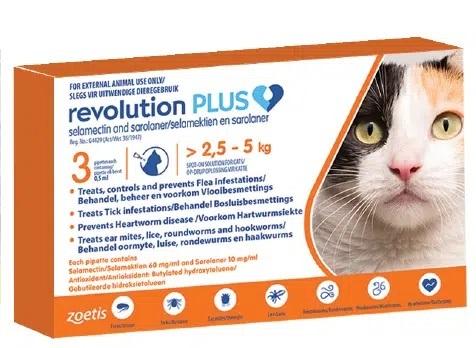 Revolution Plus Cat 2.5-5kg 3s Orange