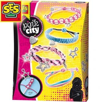 Ses -Pink City Knotting Bracelets