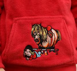 Hy Fleece Top Thelwell Red