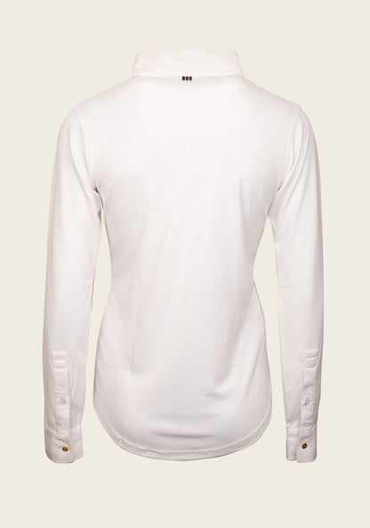Espoir Show Shirt Long Sleeve Formal White