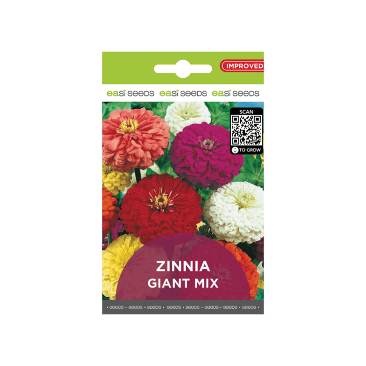 ES - FLOWER ZINNIA GIANT MIX
