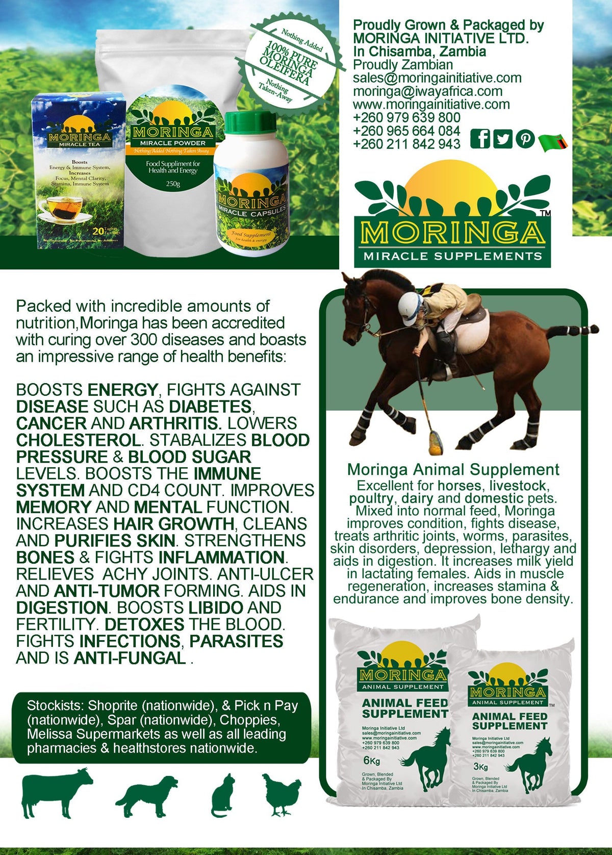 Moringa Feed Supplement