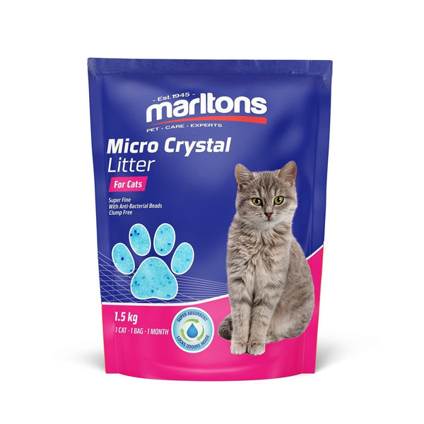 MARLTONS MICRO CAT LITTER CRYSTALS 1.5KG