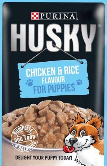 Husky Puppy Pouch 85g each