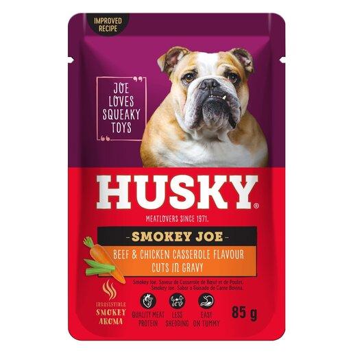 Husky Beef Pouch 85g each