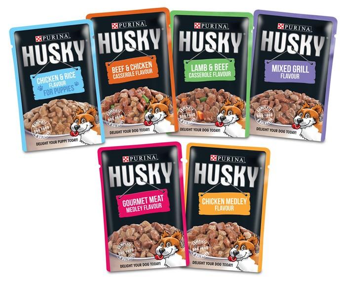 Husky Chicken Pouch 85G each