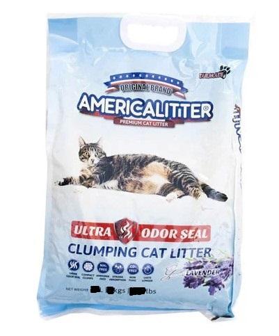 AMERICA CLAY CAT LITTER GENTLE LAVENDER 8KG