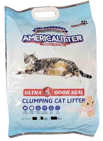 AMERICA CLAY CAT LITTER BABY POWDER 8KG