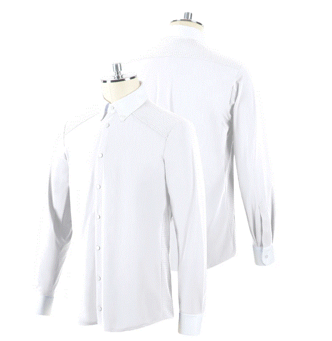 ANIMO MENS ORWELL LONG SLEEVE SHIRT WHITE