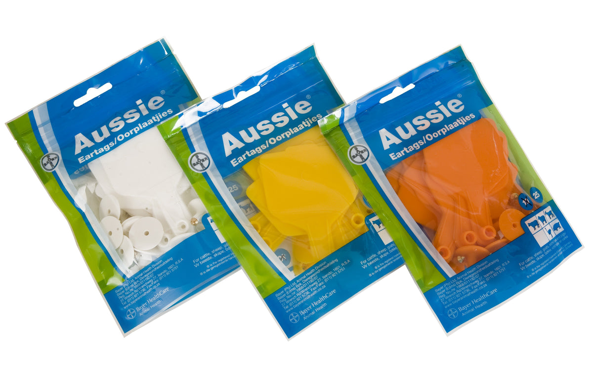 Aussie Ear Tag Cattle Blue M1