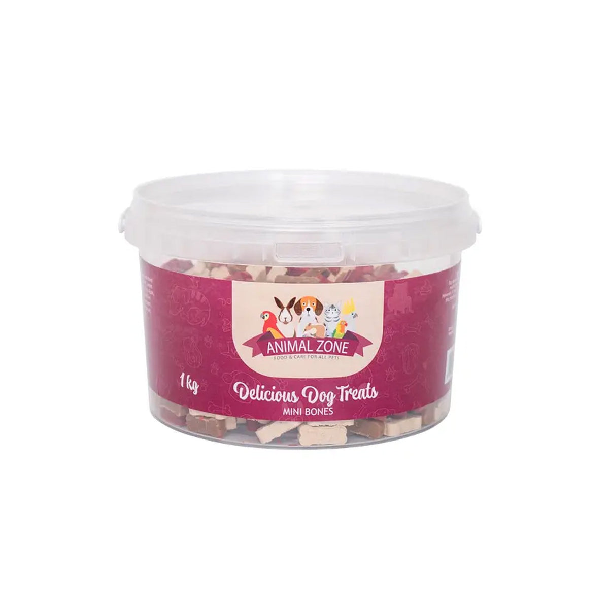 ANIMALZONE DOG TREAT MINI BONES 1KG