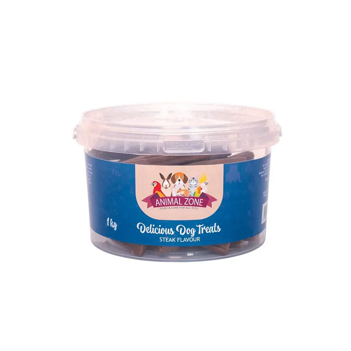 ANIMALZONE DOG TREAT STEAK 1KG
