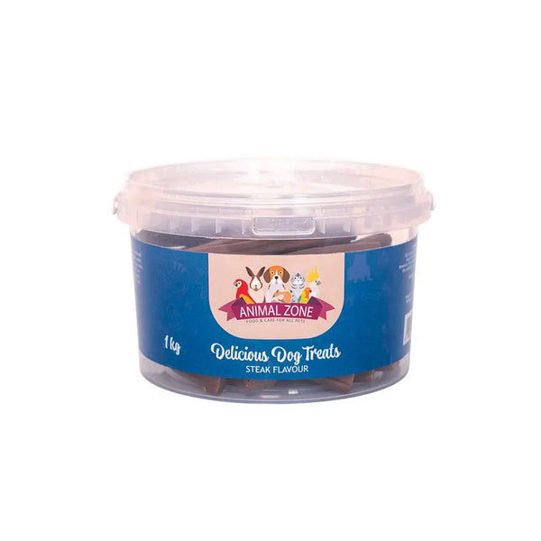 ANIMALZONE DOG TREAT STEAK 1KG