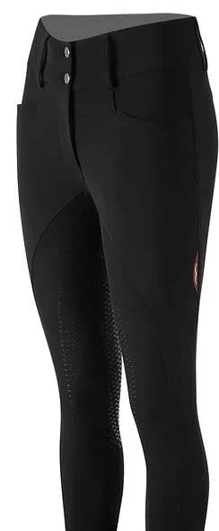 Animo Nylan Full Grip Breeches Black