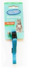 Reflective Cat Collar Sml Blue16-23cm