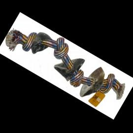 Rope Bone W 3 Cow Hooves