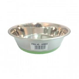 Heavy Dish W/Rubber Base Med