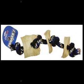 Tuggers Rope Bone 3 Rawhide Chips
