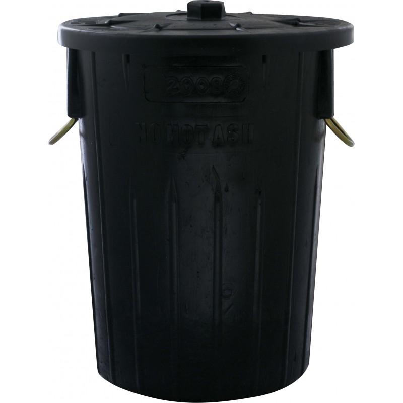 Bin Black(Rubbish Bin+Lids)