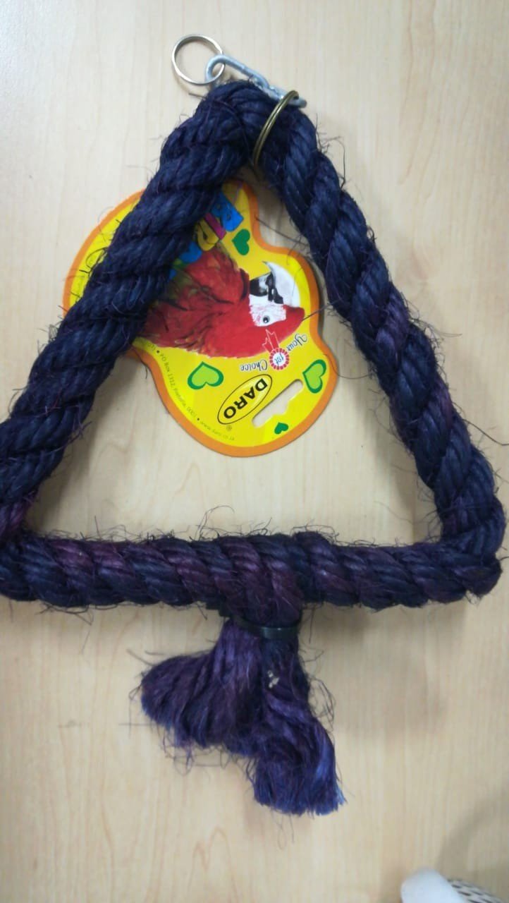 Bird Toy - Triangle Rope