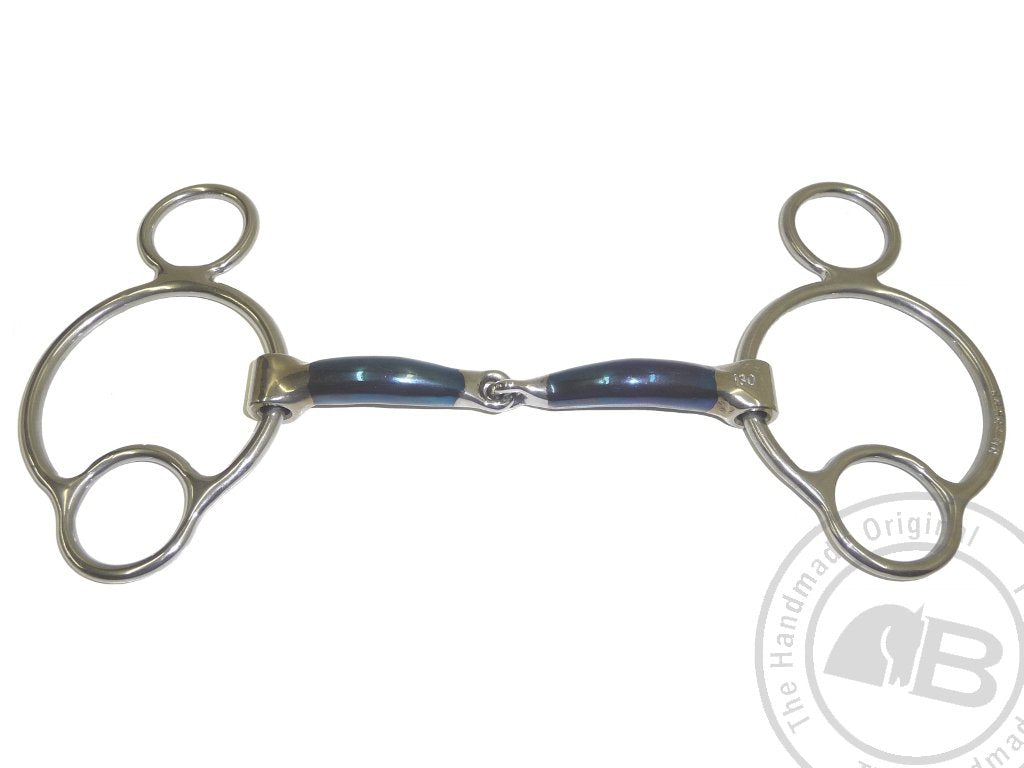 2 1/2 RING LOCK UP SNAFFLE B14