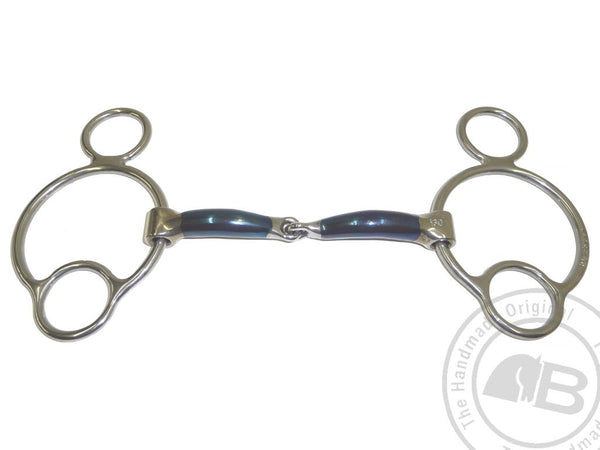 2 1/2 RING LOCK UP SNAFFLE B14