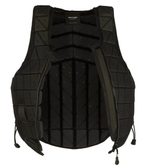 RACESAFE MOTION 3 BLACK BODY PROTECTOR