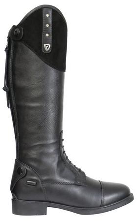 Hy Soriso Riding Boots Black Silver