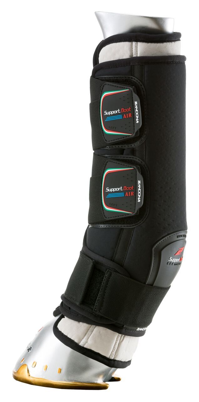 L Black Back Support Boot