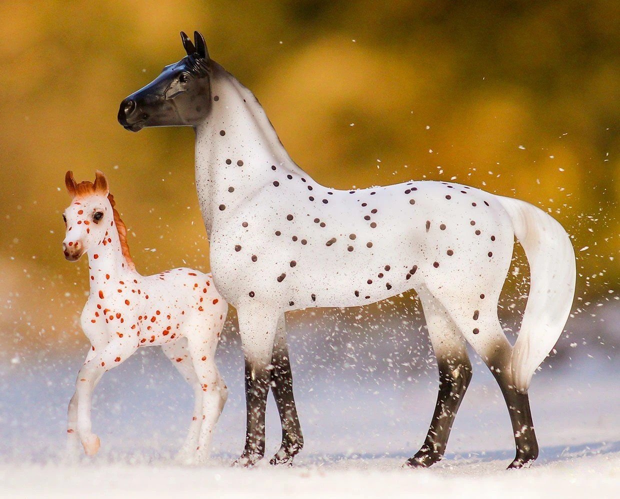 Breyer - Knabstrupper + Foal