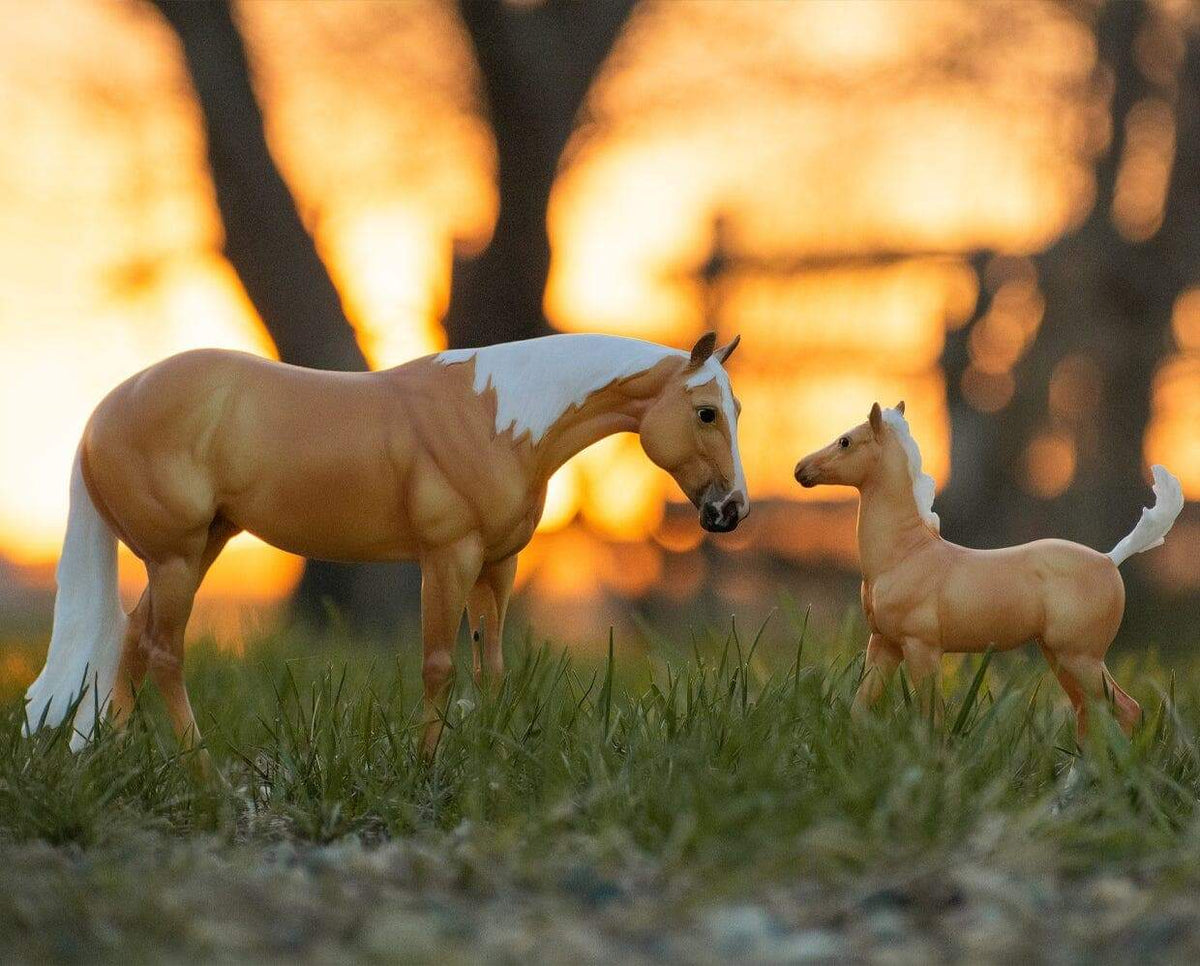 Breyer Ebony Shines & Foal