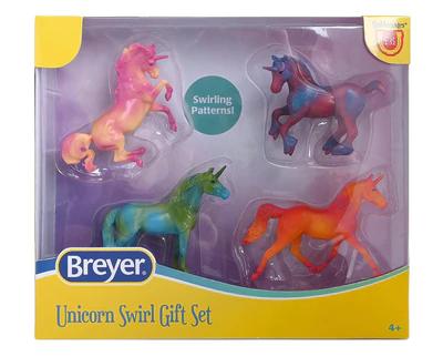 Breyer Stable mates Unicorn Swirl Gift Set