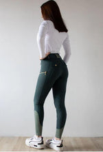 Kinetix Hybrid Breeches Dark Green