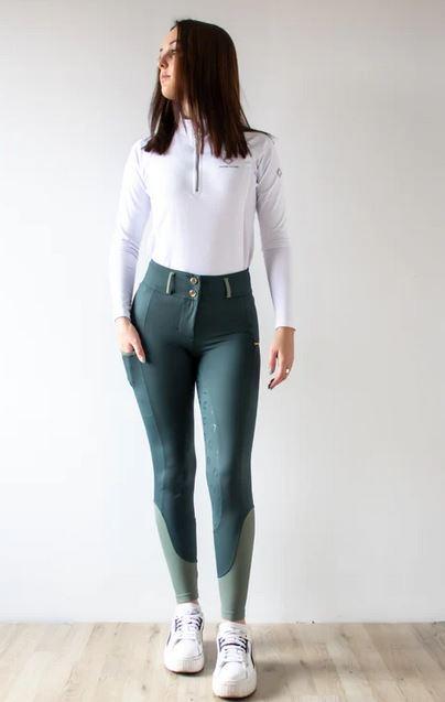 Kinetix Hybrid Breeches Dark Green
