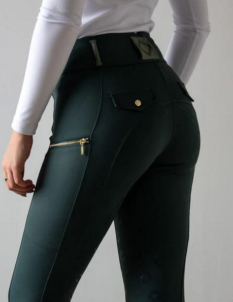 Kinetix Hybrid Breeches Dark Green