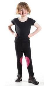 Hy Jods Tots Black /Pink Heart