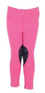 HY Jods Tots Pink Black Hearts