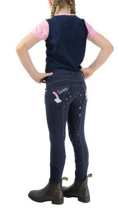 Hy Unicorn Full Grip  Breeches Navy