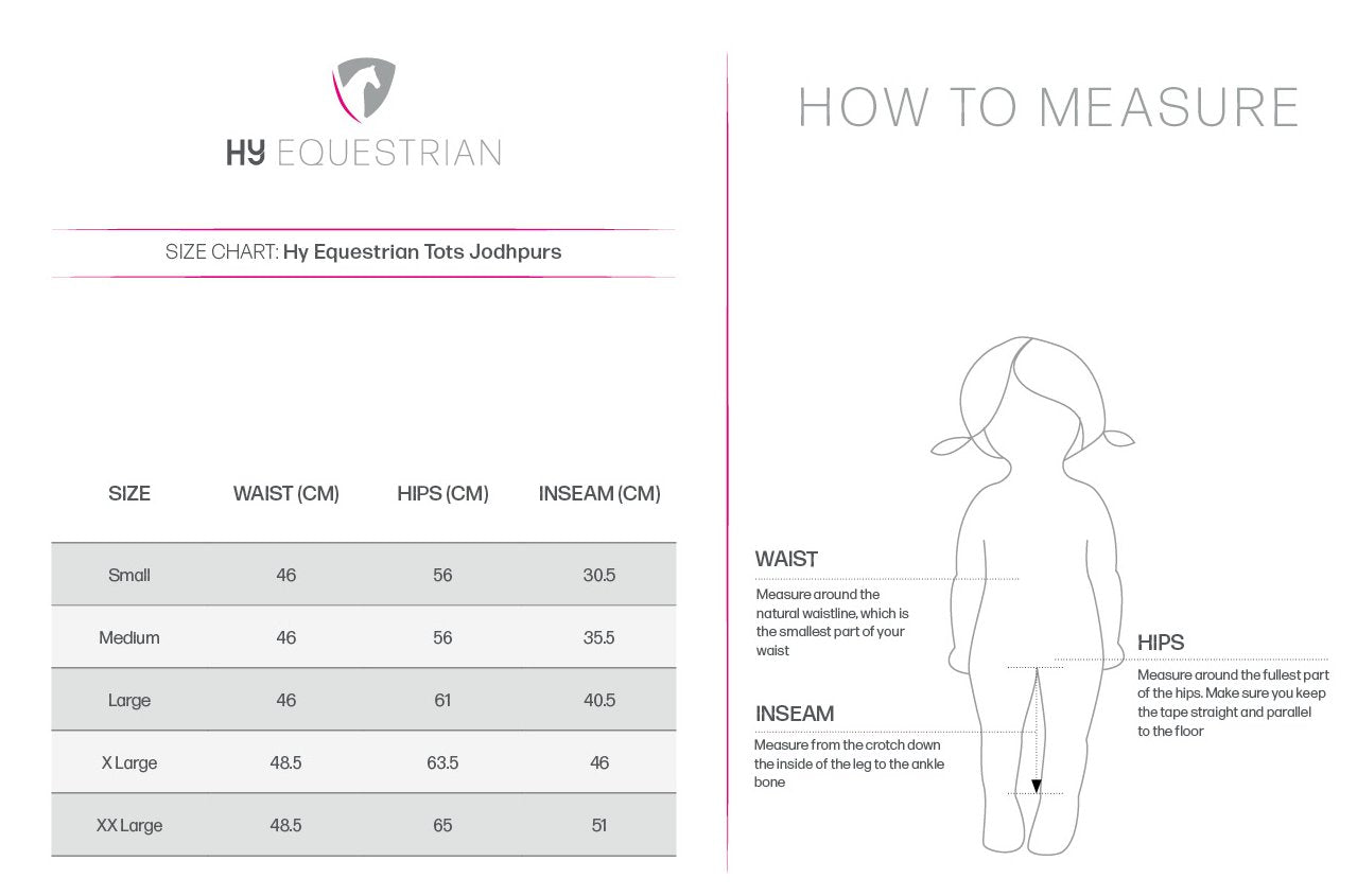 Hy Zeddy Jods Tots Pink