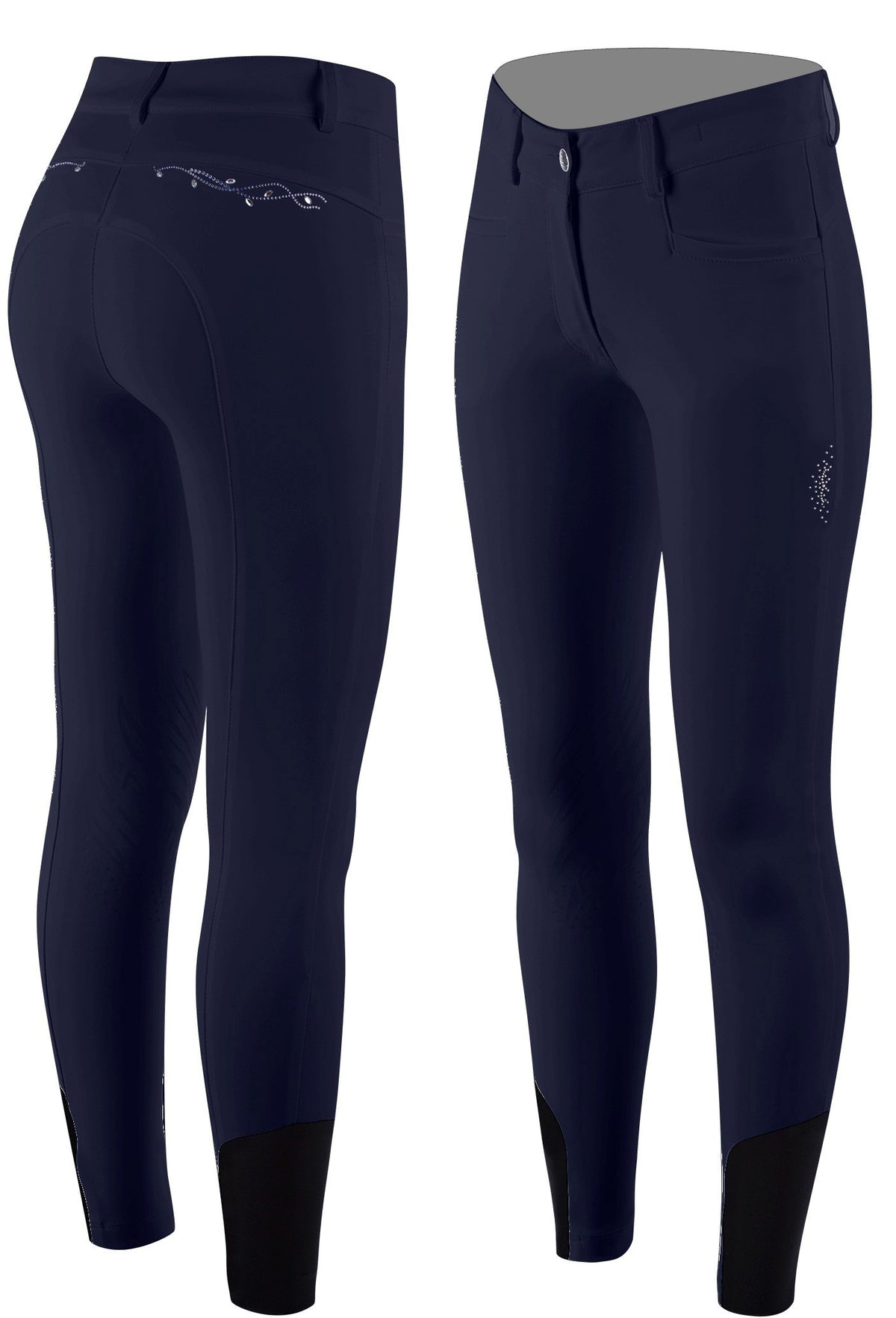 Animo Breeches Nynorsk Knee grip Navy