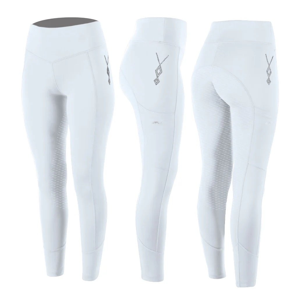 Anna Scarpati Breeches Sestante Knee Grip White